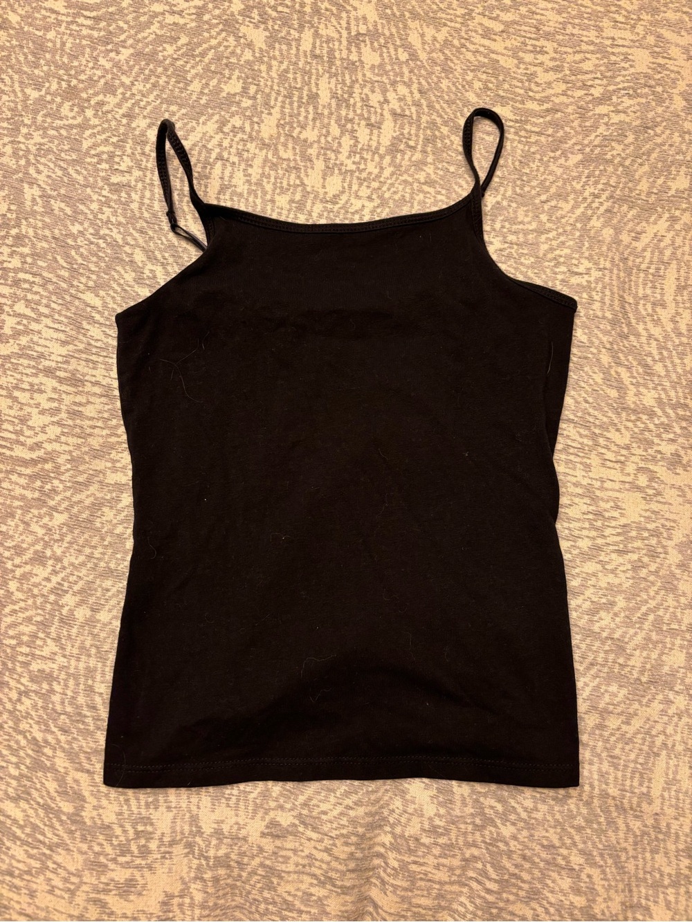 Cat & Jack Black Girls' Spaghetti Strap Tank Top